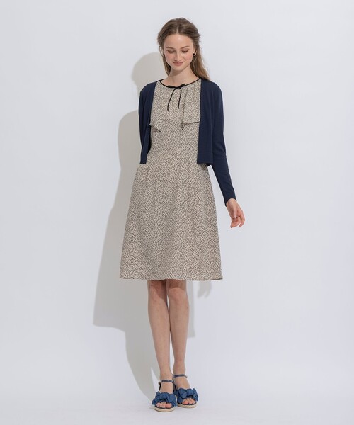 TOCCA(トッカ)の「【洗える!】AIRLY BOLERO ボレロ(カーディガン/ボレロ・レディース・アイボリー系/ベージュ系/ネイビー系/ライトグリーン系・MEDIUM/X-SMALL)」の15枚目の写真