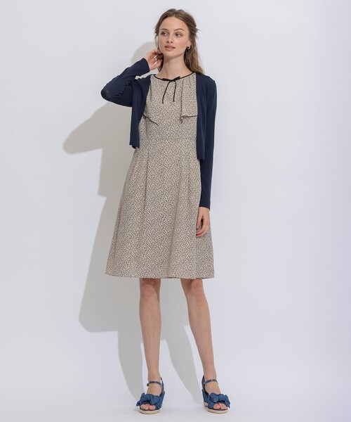 TOCCA(トッカ)の「【洗える!】AIRLY BOLERO ボレロ(カーディガン/ボレロ・レディース・アイボリー系/ベージュ系/ネイビー系/ライトグリーン系・MEDIUM/X-SMALL)」の16枚目の写真