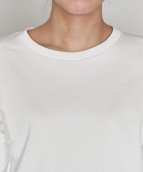 ASTRAET（アストラット）の「＜ASTRAET＞CO フライス フリルTシャツ②