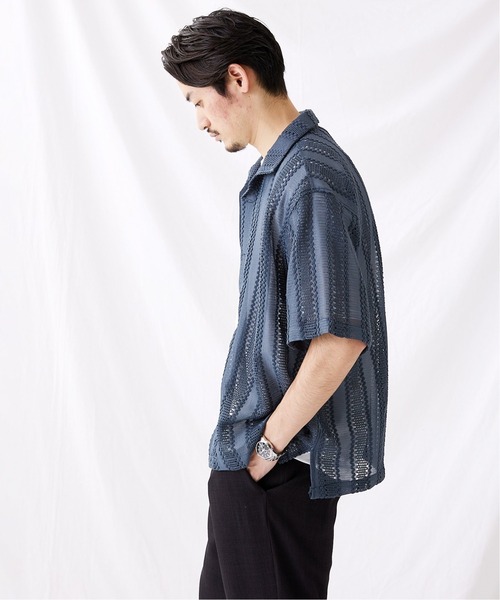 JOURNAL STANDARD（ジャーナルスタンダード）の「バルファレース オープンシャツ（シャツ/ブラウス・メンズ・ブラック/グレー/ブラウン/グリーン/ネイビー/ラスタ/イエロー/レッド・SMALL/MEDIUM/LARGE）」の12枚目の写真