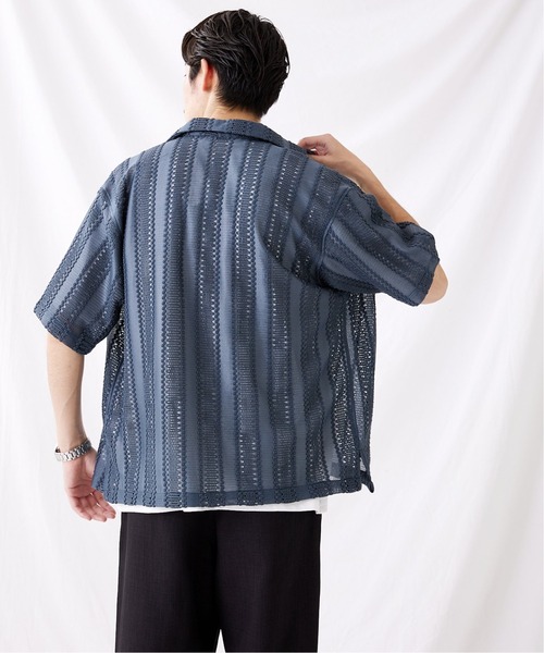 JOURNAL STANDARD（ジャーナルスタンダード）の「バルファレース オープンシャツ（シャツ/ブラウス・メンズ・ブラック/グレー/ブラウン/グリーン/ネイビー/ラスタ/イエロー/レッド・SMALL/MEDIUM/LARGE）」の13枚目の写真