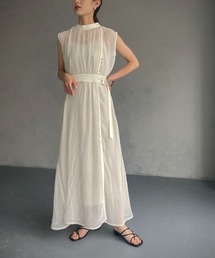 【&g’aime】楊柳シアーワンピース