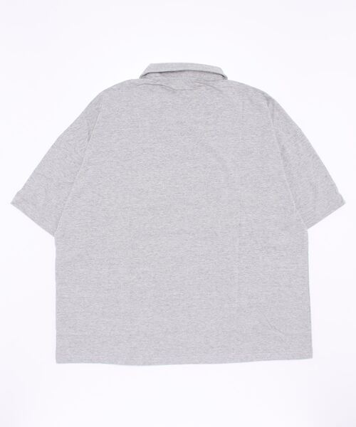 Ressaca(レサーカ)の「オーバーサイズ ワンポイントロゴサテン刺繍 ハーフジップTシャツ(Tシャツ/カットソー・メンズ・ブラック/ブルー/グリーン/オートミール/杢グレー・L/XL/M)」の16枚目の写真