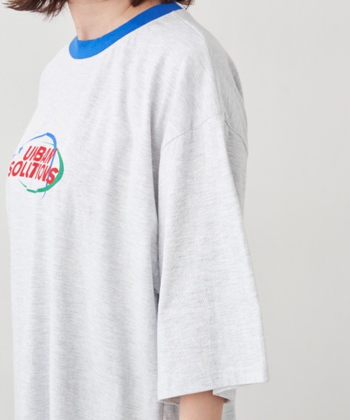 MERLOT(メルロー)の「グラフィックリンガーT(Tシャツ/カットソー・レディース・レッド/ブルー/グリーン・FREE)」の19枚目の写真