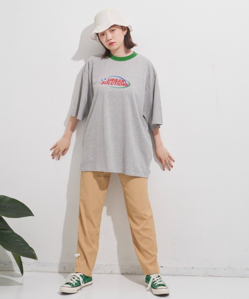 MERLOT(メルロー)の「グラフィックリンガーT(Tシャツ/カットソー・レディース・レッド/ブルー/グリーン・FREE)」の13枚目の写真
