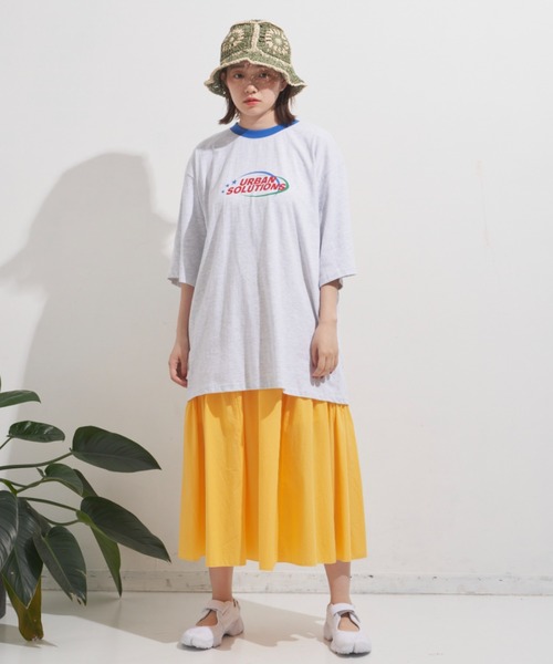 MERLOT(メルロー)の「グラフィックリンガーT(Tシャツ/カットソー・レディース・レッド/ブルー/グリーン・FREE)」の18枚目の写真