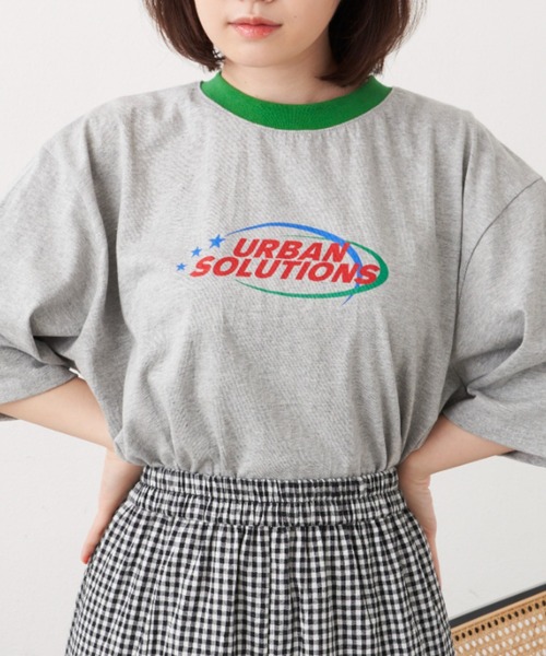 MERLOT(メルロー)の「グラフィックリンガーT(Tシャツ/カットソー・レディース・レッド/ブルー/グリーン・FREE)」の21枚目の写真