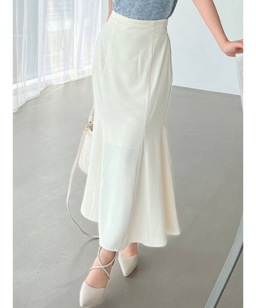 RESEXXY（リゼクシー）の「ストレッチマーメイドスカート（スカート・レディース・アイボリー/ブラック/ピンク/グリーン/ブラウン・FREE）」の2枚目の写真