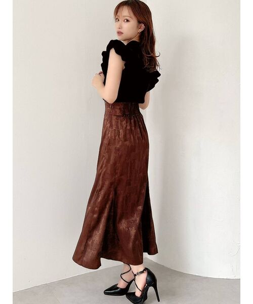 RESEXXY（リゼクシー）の「ストレッチマーメイドスカート（スカート・レディース・アイボリー/ブラック/ピンク/グリーン/ブラウン・FREE）」の17枚目の写真