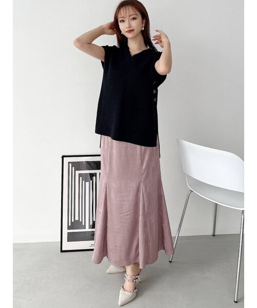 RESEXXY（リゼクシー）の「ストレッチマーメイドスカート（スカート・レディース・アイボリー/ブラック/ピンク/グリーン/ブラウン・FREE）」の12枚目の写真