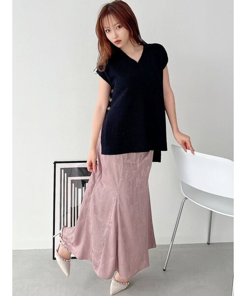 RESEXXY（リゼクシー）の「ストレッチマーメイドスカート（スカート・レディース・アイボリー/ブラック/ピンク/グリーン/ブラウン・FREE）」の8枚目の写真