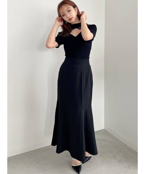 RESEXXY（リゼクシー）の「ストレッチマーメイドスカート（スカート・レディース・アイボリー/ブラック/ピンク/グリーン/ブラウン・FREE）」の19枚目の写真