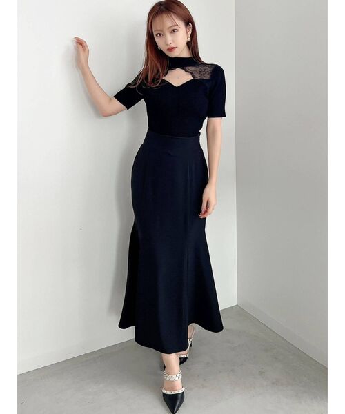 RESEXXY（リゼクシー）の「ストレッチマーメイドスカート（スカート・レディース・アイボリー/ブラック/ピンク/グリーン/ブラウン・FREE）」の21枚目の写真