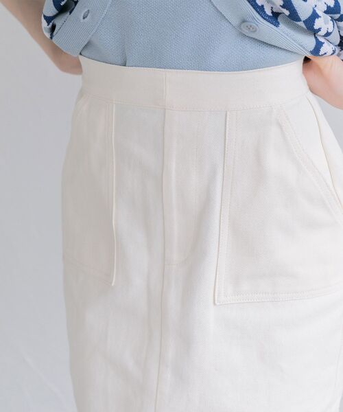 ems excite（エムズエキサイト）の「ベーカーミニSK（スカート・レディース・アイボリー/パープル/ブラック・FREE）」の9枚目の写真