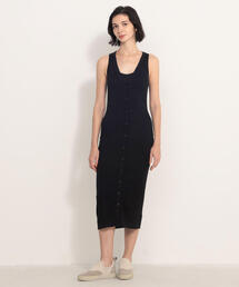 ★新品未使用★【JAMES PERSE】ストレッチリネン リブタンクトップ JAMES PERSE ワンピース ストレッチリネン タンクワンピース