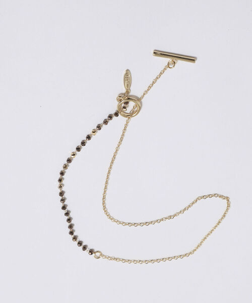 NOLLEY’S Sophi（ノーリーズソフィ）の「キリカエチェーンビーズネックレス（ネックレス・レディース・オフホワイト/ブロンズ・FREE）」の3枚目の写真