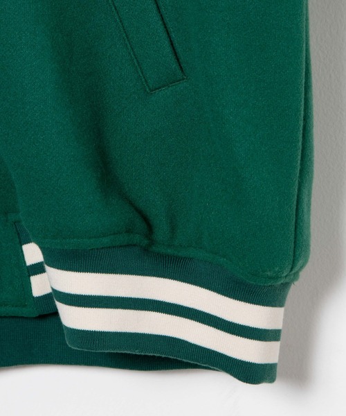 WEGO（ウィゴー）の「WEGO/ラインリブスタジャン（スタジャン・レディース・ブラック/グリーン・FREE）」の18枚目の写真