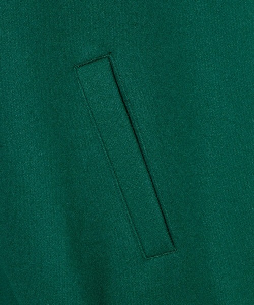 WEGO（ウィゴー）の「WEGO/ラインリブスタジャン（スタジャン・レディース・ブラック/グリーン・FREE）」の8枚目の写真