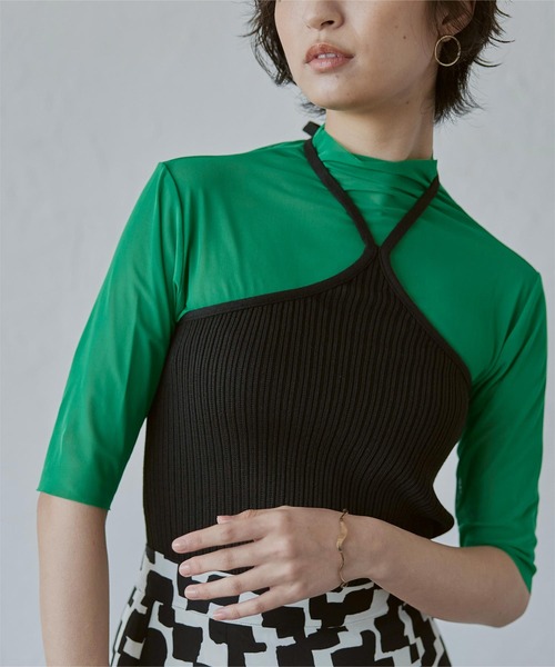 ★ 秋 ✴︎ 匿名配送★ キャミソール miette（ミエット）の「ホルターネックキャミソール（キャミソール