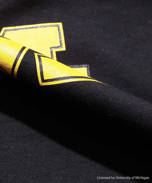 ミシガン大学　カレッジ　プルオーバー　ウインドブレーカー セール】ROOPTOKYO別注:UNIVERSITY OF MICHIGAN HOODIE プル