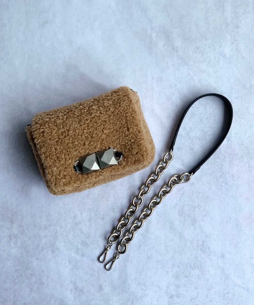 ASH（アッシュ）の「【FELIA BIS】ファーミニショルダーバッグ（ショルダーバッグ・レディース・ブラウン・ONE SIZE）」の4枚目の写真