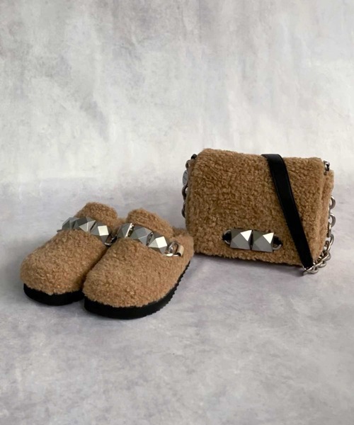 ASH（アッシュ）の「【FELIA BIS】ファーミニショルダーバッグ（ショルダーバッグ・レディース・ブラウン・ONE SIZE）」の6枚目の写真