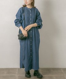 URBAN RESEARCH Sonny Label | ピンタックヨークデニムシャツワンピース2(ワンピース)