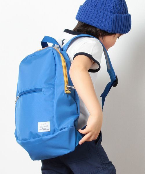 coen（コーエン）の「【coen kids】カラージップデイパック（リュックサック）（バックパック/リュック・キッズ・コバルトブルー/レッド・FREE）」の2枚目の写真