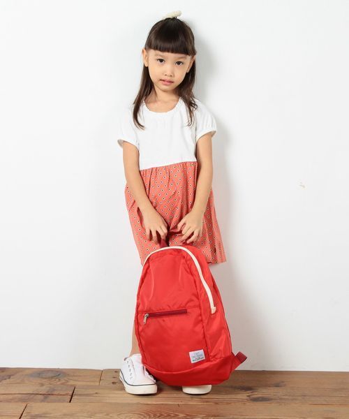 coen（コーエン）の「【coen kids】カラージップデイパック（リュックサック）（バックパック/リュック・キッズ・コバルトブルー/レッド・FREE）」の13枚目の写真