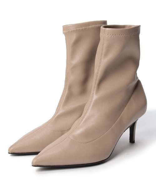 FABIO RUSCONI(ファビオルスコーニ)の「【FABIO RUSCONI(ファビオルスコーニ)】ショートブーツ(ブーツ・レディース・ブラック/ベージュ・38/37/36)」の1枚目の写真