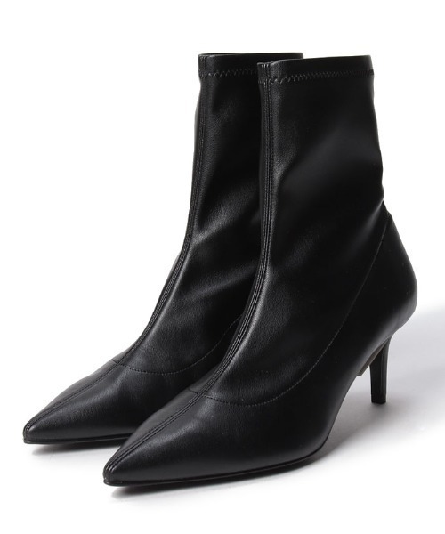 FABIO RUSCONI(ファビオルスコーニ)の「【FABIO RUSCONI(ファビオルスコーニ)】ショートブーツ(ブーツ・レディース・ブラック/ベージュ・38/37/36)」の3枚目の写真