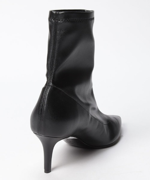 FABIO RUSCONI(ファビオルスコーニ)の「【FABIO RUSCONI(ファビオルスコーニ)】ショートブーツ(ブーツ・レディース・ブラック/ベージュ・38/37/36)」の4枚目の写真