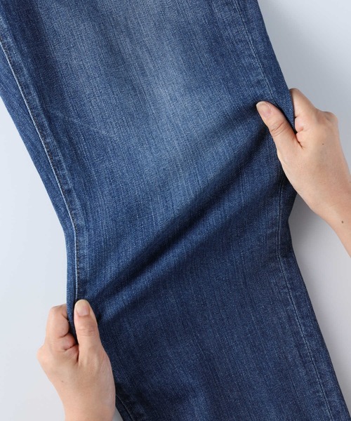 SOMETHING（サムシング）の「【SOMETHING】「ELSA」ストレートデニムパンツ（デニムパンツ・レディース・ダークインディゴブルー・S/L/XS/M）」の6枚目の写真