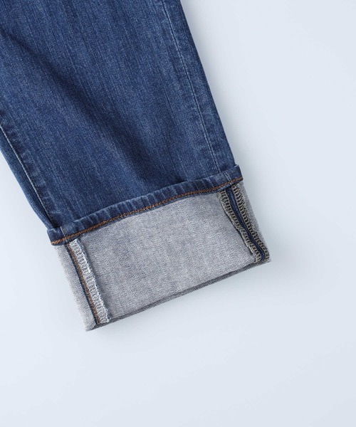 SOMETHING（サムシング）の「【SOMETHING】「ELSA」ストレートデニムパンツ（デニムパンツ・レディース・ダークインディゴブルー・S/L/XS/M）」の7枚目の写真