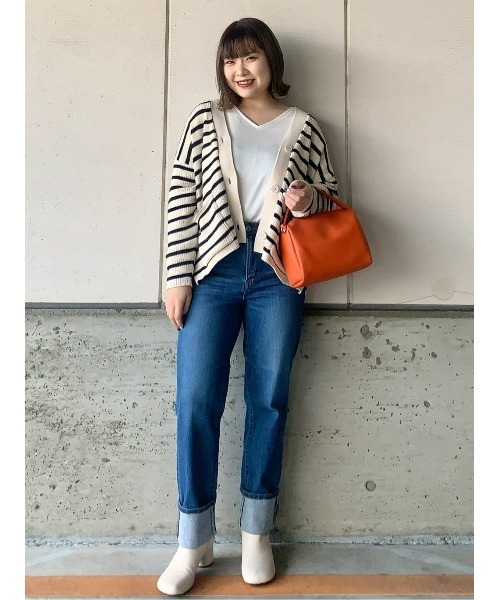 SOMETHING（サムシング）の「【SOMETHING】「ELSA」ストレートデニムパンツ（デニムパンツ・レディース・ダークインディゴブルー・S/L/XS/M）」の8枚目の写真