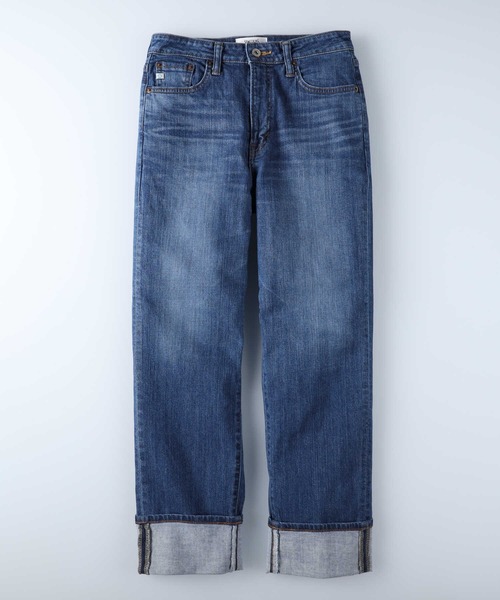 SOMETHING（サムシング）の「【SOMETHING】「ELSA」ストレートデニムパンツ（デニムパンツ・レディース・ダークインディゴブルー・S/L/XS/M）」の12枚目の写真