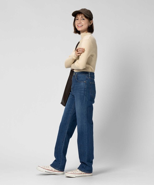 SOMETHING（サムシング）の「【SOMETHING】「ELSA」ストレートデニムパンツ（デニムパンツ・レディース・ダークインディゴブルー・S/L/XS/M）」の14枚目の写真