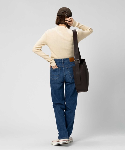 SOMETHING（サムシング）の「【SOMETHING】「ELSA」ストレートデニムパンツ（デニムパンツ・レディース・ダークインディゴブルー・S/L/XS/M）」の13枚目の写真