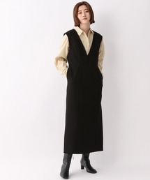 A part by | スリーブレスＩラインワンピース　127115(ワンピース)