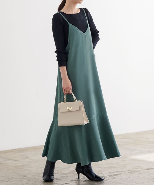 ピーチスキンマーメイドキャミワンピース