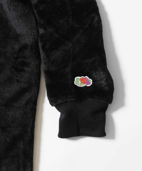 FRUIT OF THE LOOM（フルーツオブザルーム）の「FRUIT OF THE LOOM/フルーツオブザルーム ボアUネックワンピース 長袖ワンピース（ワンピース・レディース・ベージュ/カーキ/ブラック・S/M/L）」の8枚目の写真