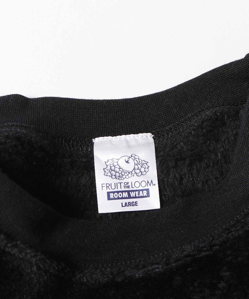 FRUIT OF THE LOOM（フルーツオブザルーム）の「FRUIT OF THE LOOM/フルーツオブザルーム ボアUネックワンピース 長袖ワンピース（ワンピース・レディース・ベージュ/カーキ/ブラック・S/M/L）」の7枚目の写真