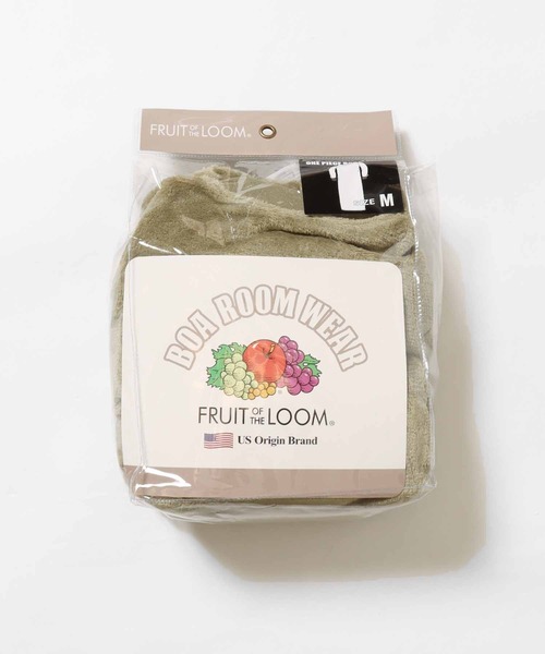 FRUIT OF THE LOOM（フルーツオブザルーム）の「FRUIT OF THE LOOM/フルーツオブザルーム ボアUネックワンピース 長袖ワンピース（ワンピース・レディース・ベージュ/カーキ/ブラック・S/M/L）」の16枚目の写真