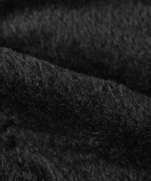 FRUIT OF THE LOOM（フルーツオブザルーム）の「FRUIT OF THE LOOM/フルーツオブザルーム ボアUネックワンピース 長袖ワンピース（ワンピース・レディース・ベージュ/カーキ/ブラック・S/M/L）」の12枚目の写真