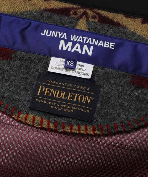 JUNYA WATANABE MAN（ジュンヤワタナベマン）の「PENDELTON Wネーム ECWCS パーカー（ミリタリージャケット・メンズ・ブラック系その他・XS/S/M）」の4枚目の写真