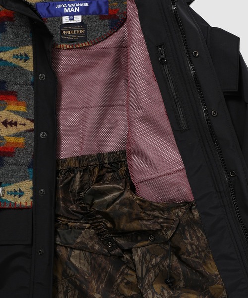JUNYA WATANABE MAN（ジュンヤワタナベマン）の「PENDELTON Wネーム ECWCS パーカー（ミリタリージャケット・メンズ・ブラック系その他・XS/S/M）」の5枚目の写真