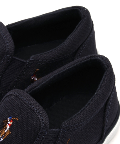 styles（スタイルス）の「ベビー キッズ ポロ ラルフ スリッポン POLO BAL HARBOUR REPEAT MULTI（スニーカー・キッズ・ホワイト/ネイビー・11cm/13cm/14cm/12cm/15cm）」の7枚目の写真