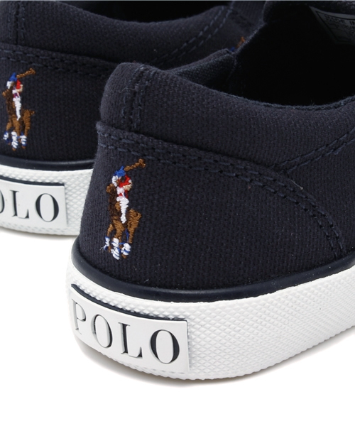 styles（スタイルス）の「ベビー キッズ ポロ ラルフ スリッポン POLO BAL HARBOUR REPEAT MULTI（スニーカー・キッズ・ホワイト/ネイビー・11cm/13cm/14cm/12cm/15cm）」の8枚目の写真