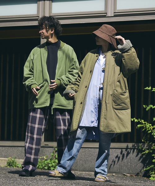 ARMY TWILL（アーミーツイル）の「【ARMY TWILL/アーミーツイル】別注 FLEECE RIB BZ（ブルゾン・メンズ・ブラック/カーキ/ネイビー・MEDIUM/LARGE）」の7枚目の写真