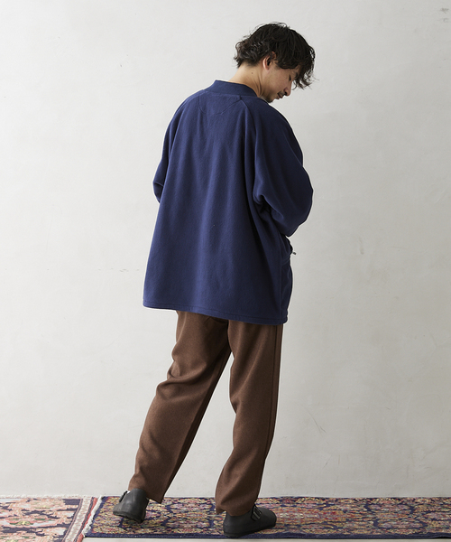 ARMY TWILL（アーミーツイル）の「【ARMY TWILL/アーミーツイル】別注 FLEECE RIB BZ（ブルゾン・メンズ・ブラック/カーキ/ネイビー・MEDIUM/LARGE）」の5枚目の写真